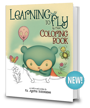 Learning To Fly - By Mebo the Blue Panda Bear - An Endearing Read-To-Me Bedtime Story Children’s Book - Coloring Book